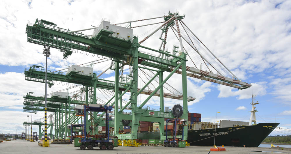 Tacoma port shipping